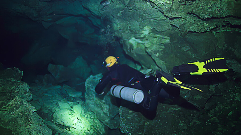 Cave diving is exciting but it can be dangerous.
