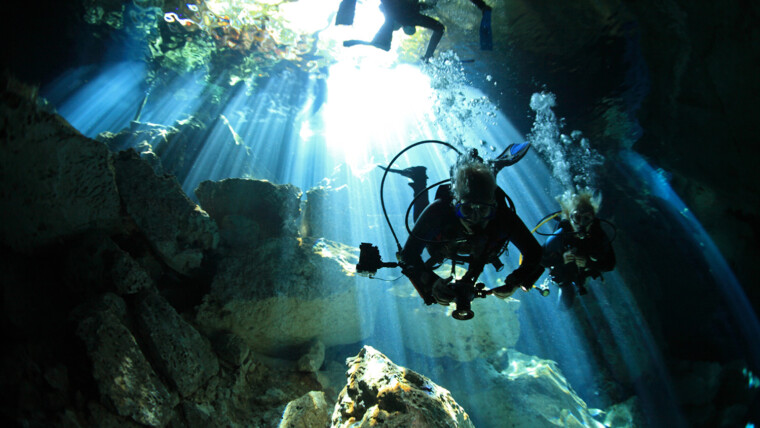 Wonders of cave diving